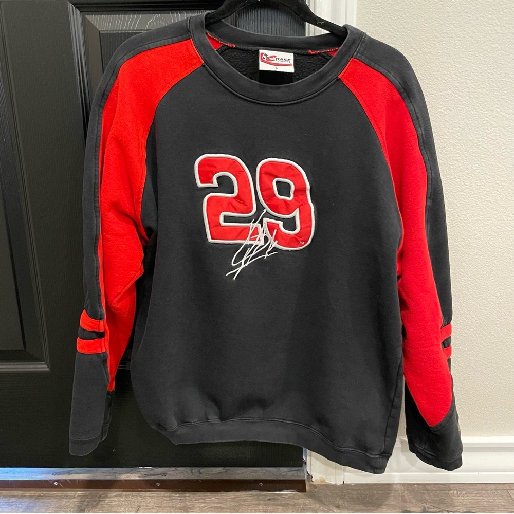 Chase Authentics Kevin Harvick Black Pullover Sweater